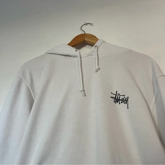 Stussy White Hoodie - Picture 5 of 8